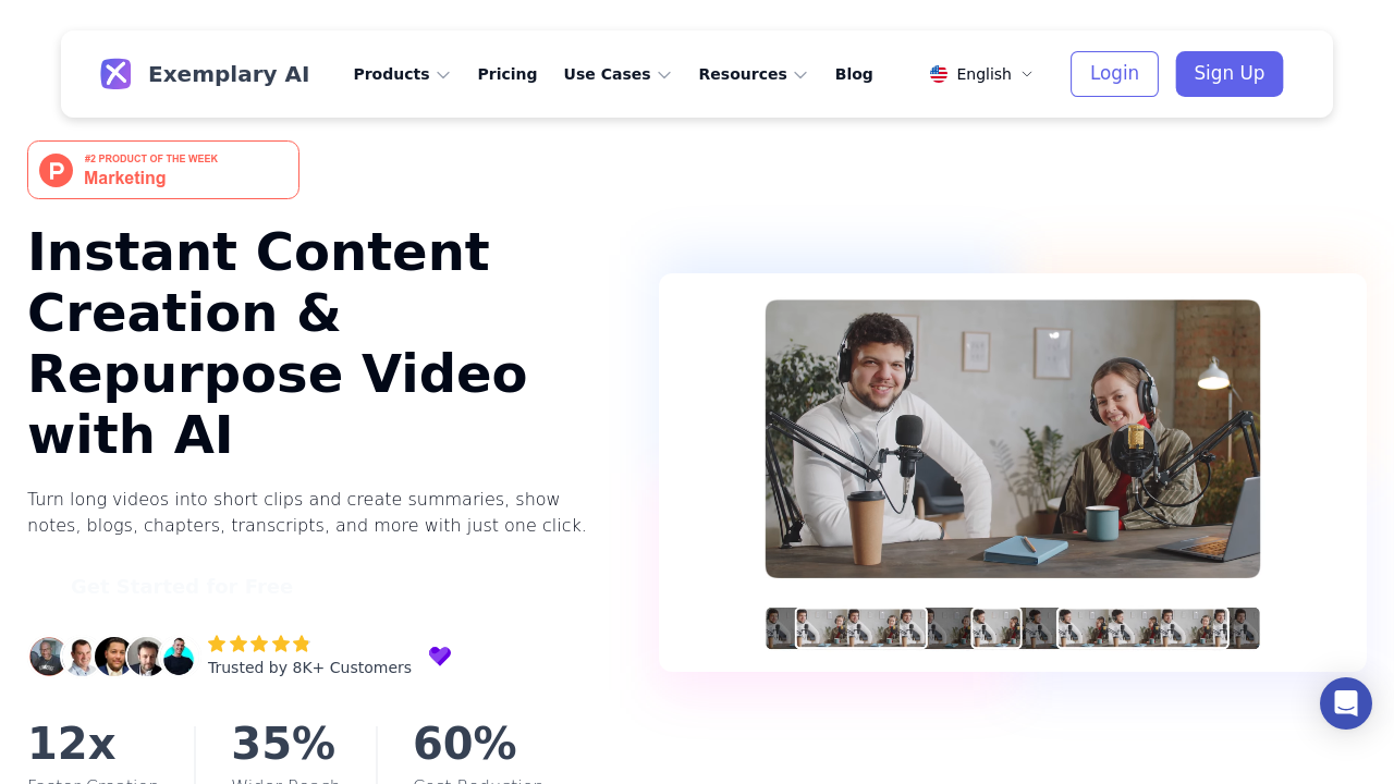 Exemplary ai screenshot
