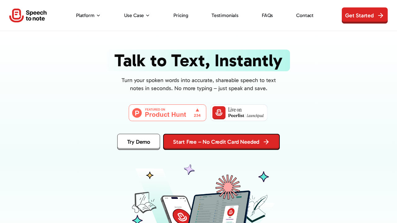 Speech To Note screenshot