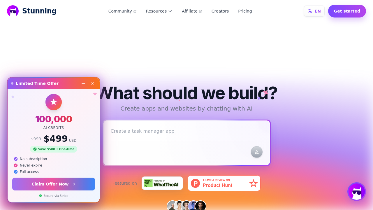 Stunning.so screenshot