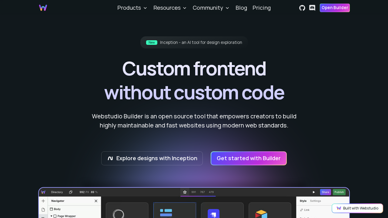 Webstudio AI screenshot