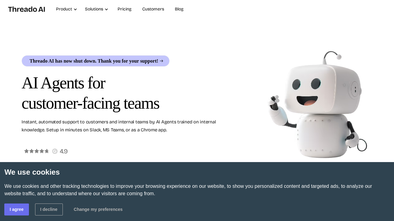 Threado AI screenshot