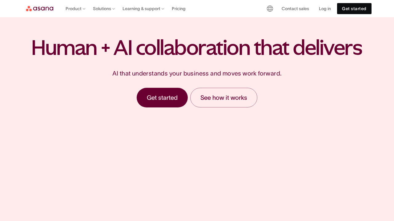 Asana screenshot