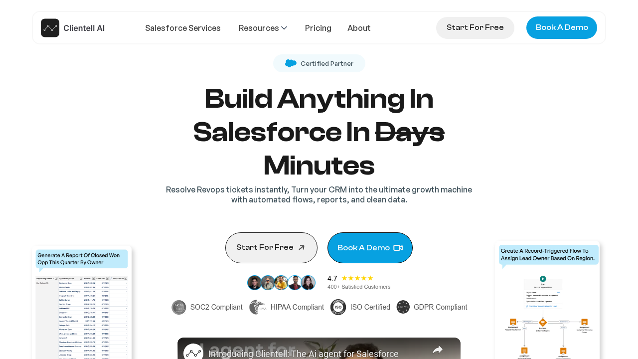 Clientell screenshot