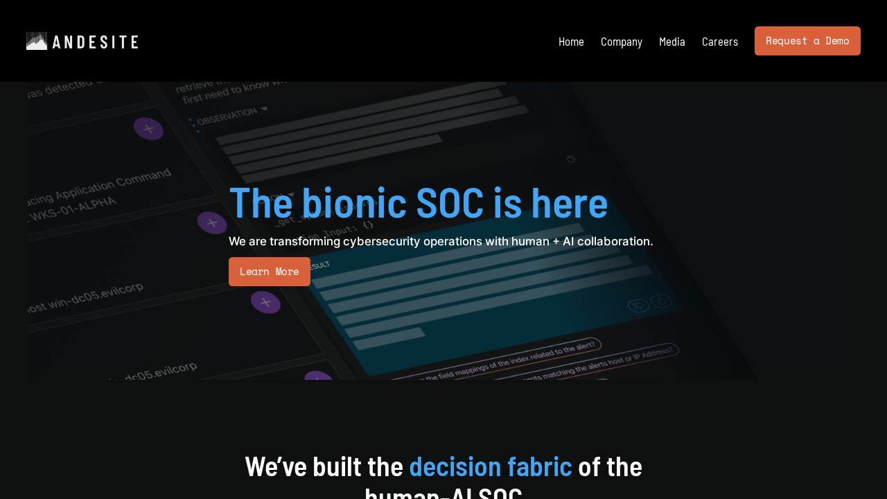 Andesite AI screenshot