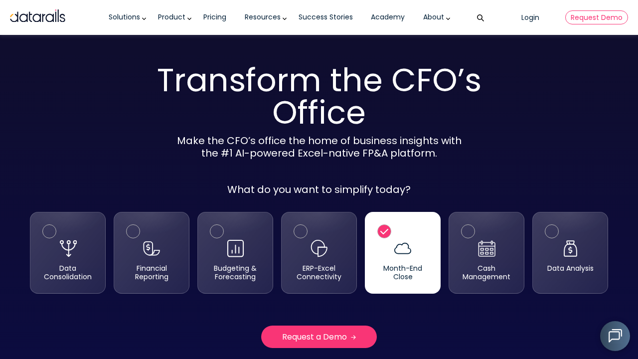 DataRails screenshot