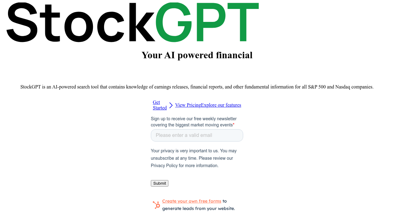 StockGPT screenshot