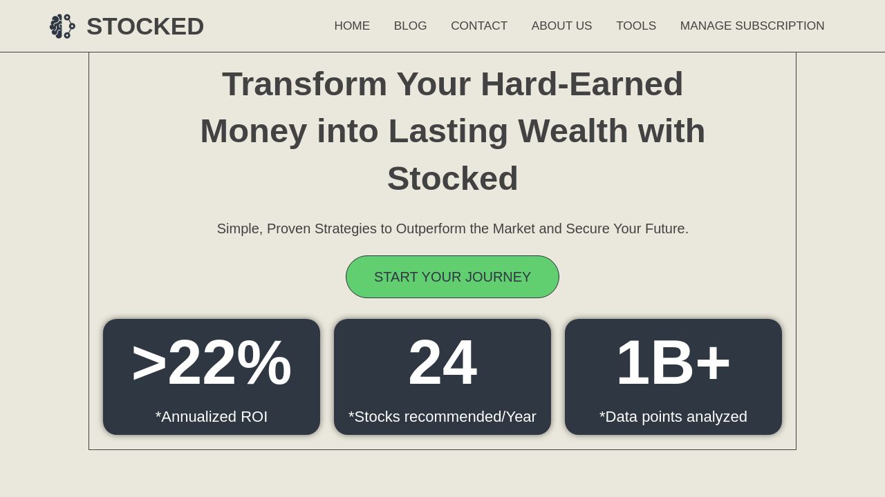 Stocked AI screenshot