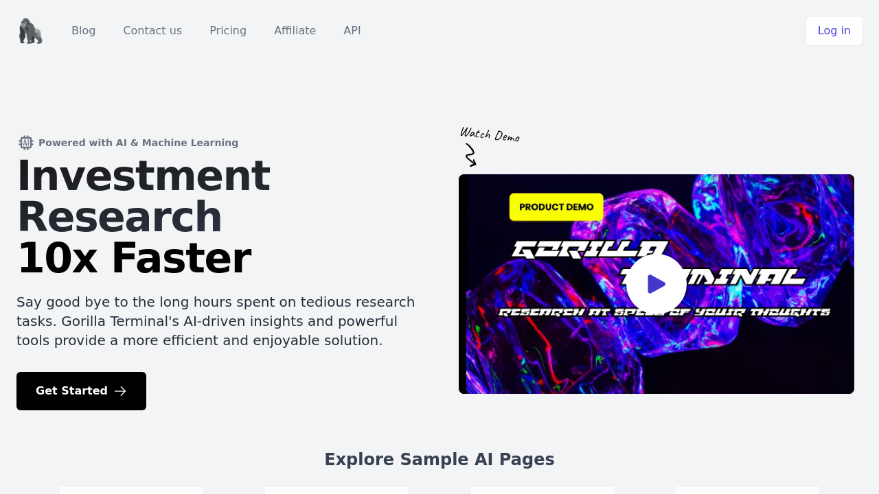 GorillaTerminal AI screenshot