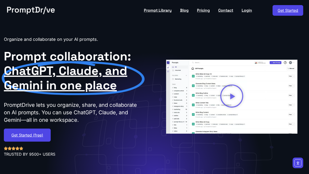 PromptDrive.ai screenshot