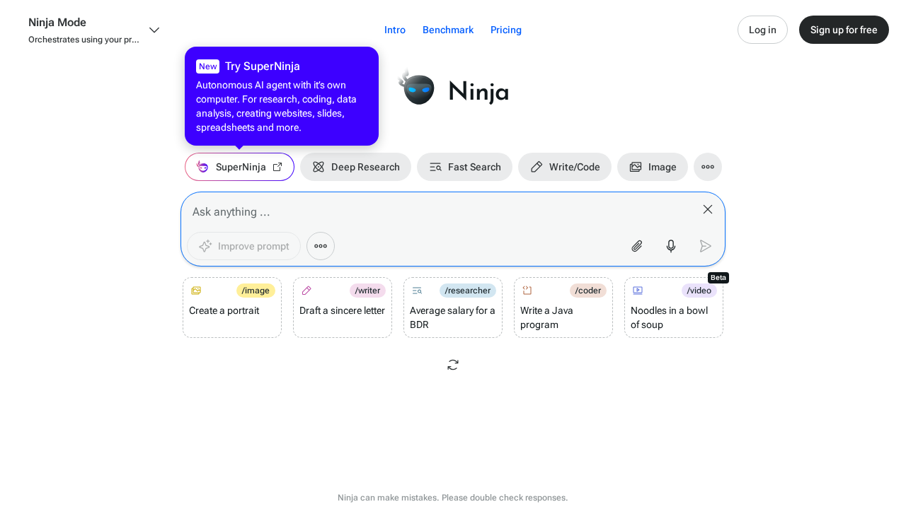 myninja.ai screenshot