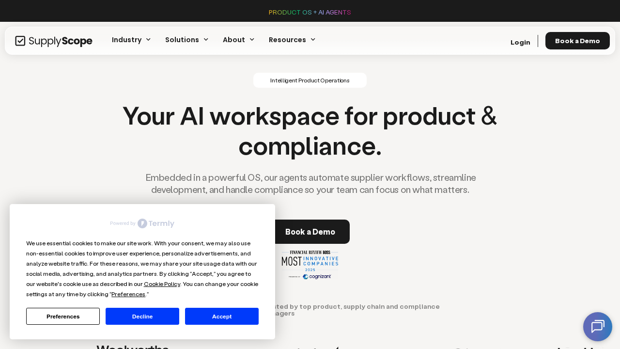 SupplyScope screenshot