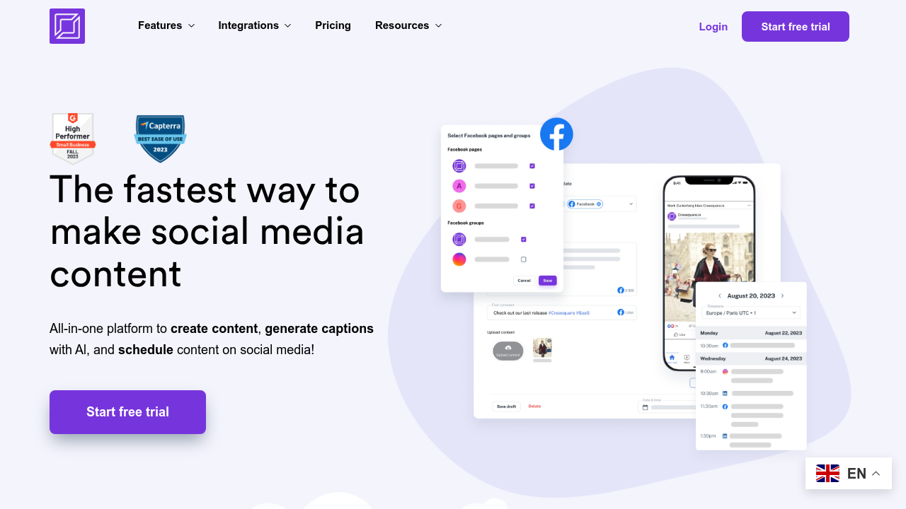 Creasquare screenshot