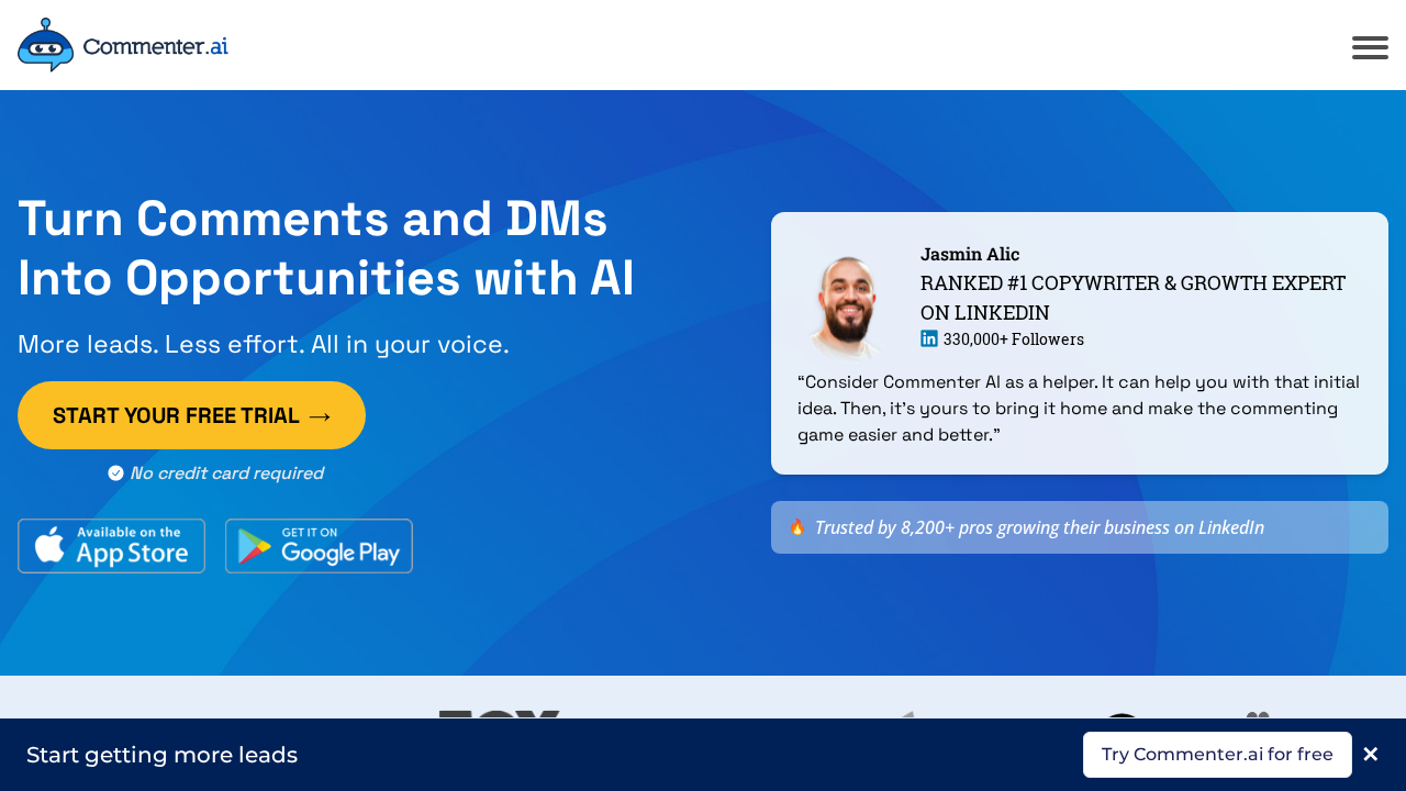 Commenter.ai screenshot