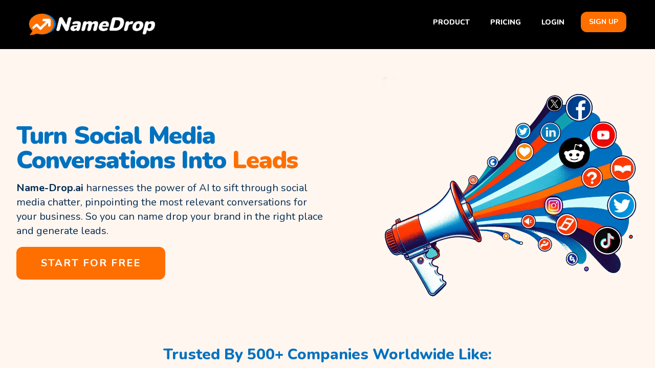 Name Drop AI screenshot