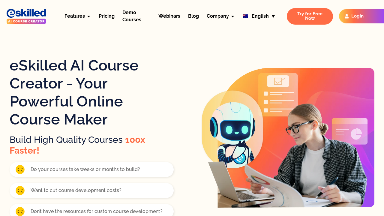 eSkilled AI Course Creator screenshot