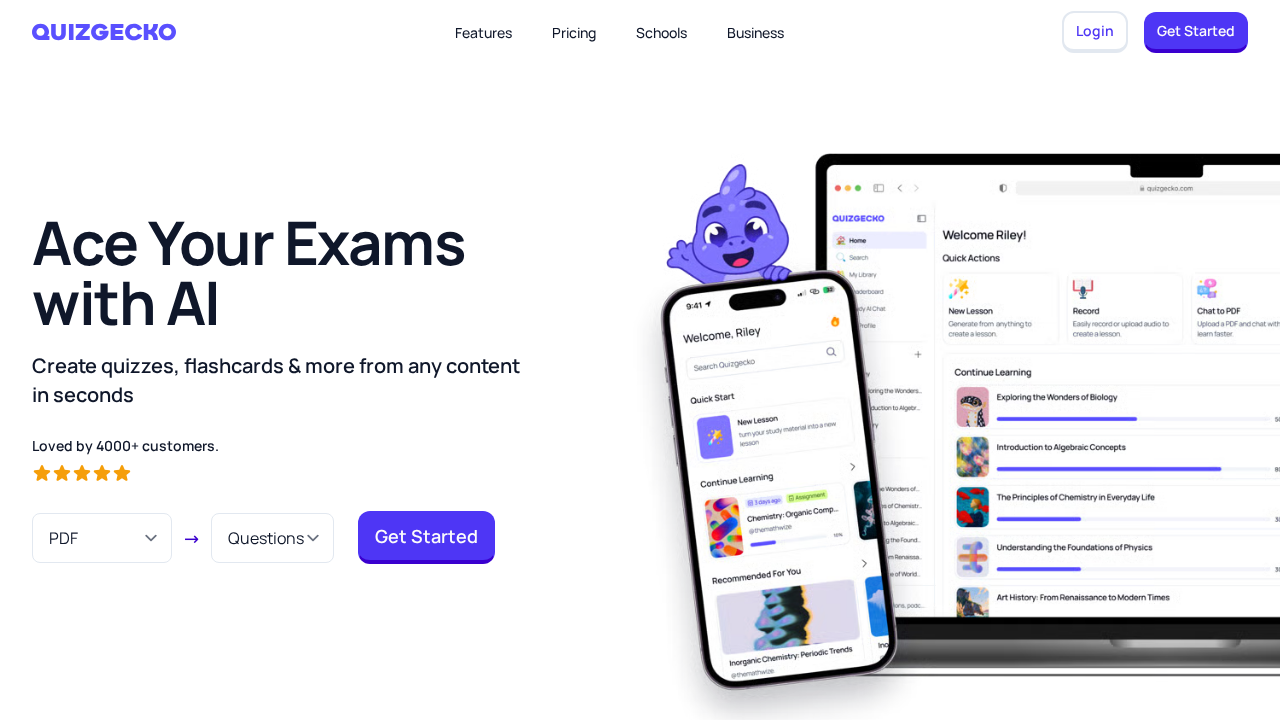 quizgecko screenshot