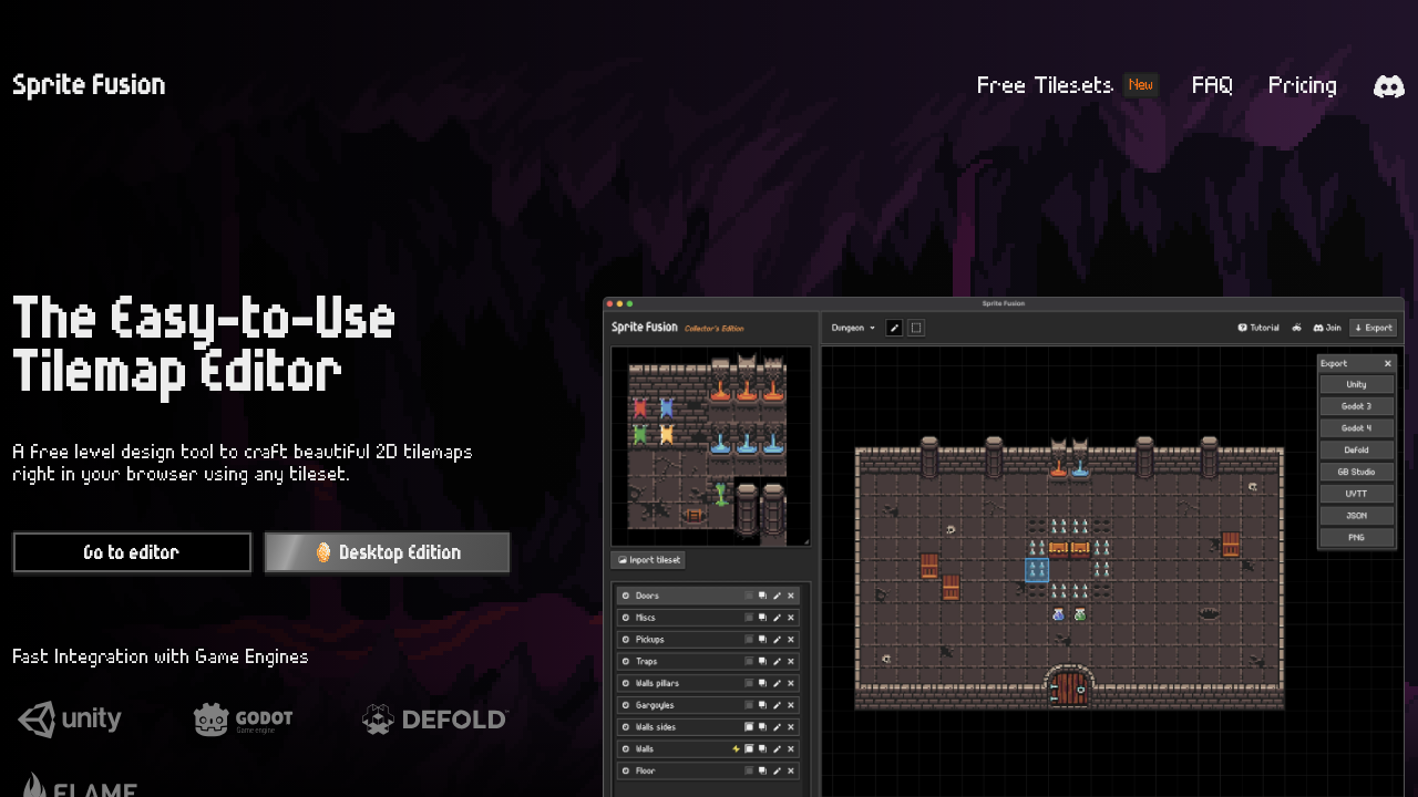 Sprite Fusion screenshot