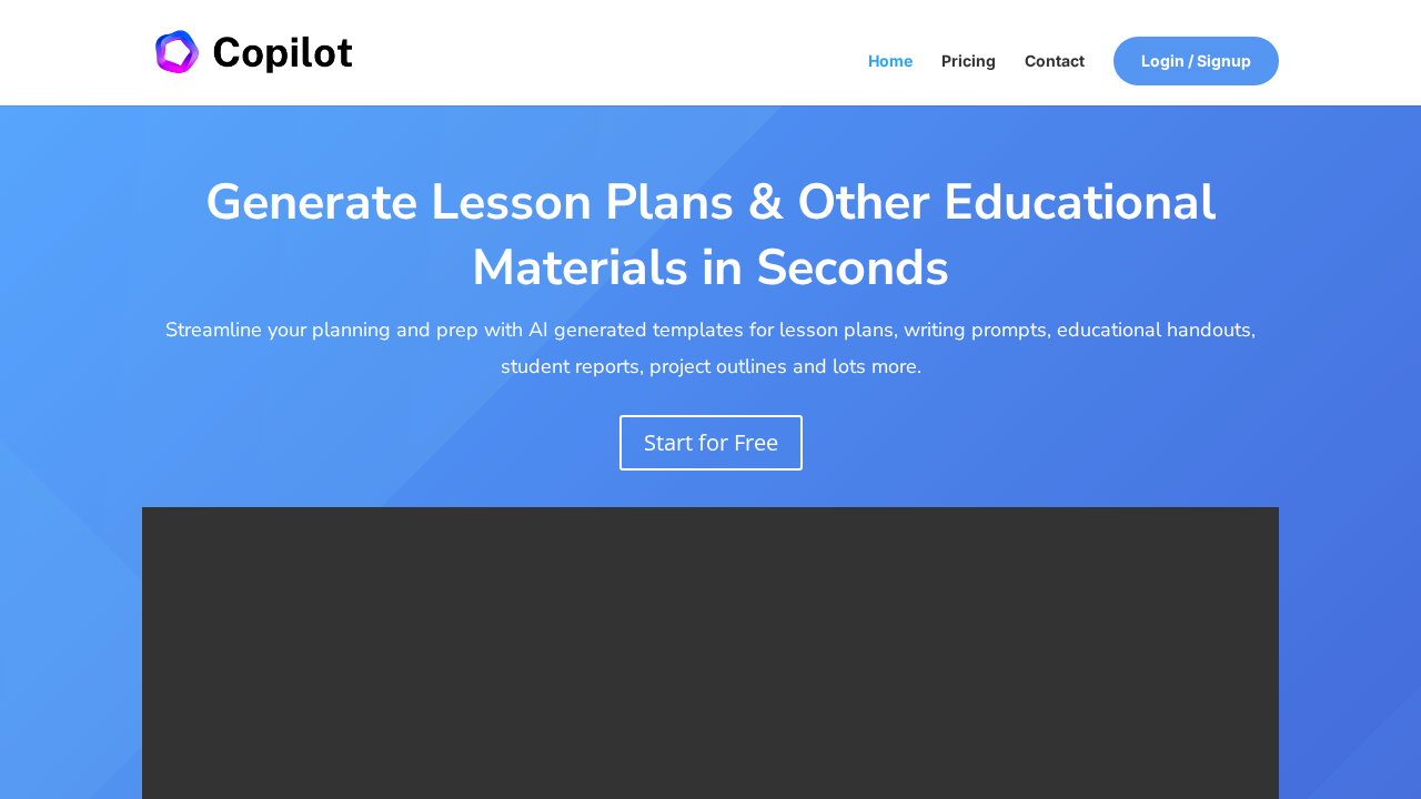 Education CoPilot screenshot