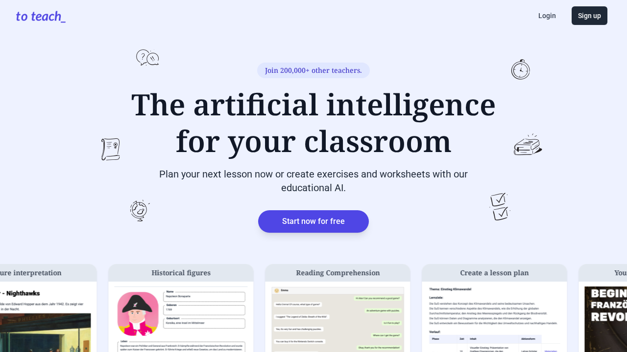To Teach AI screenshot