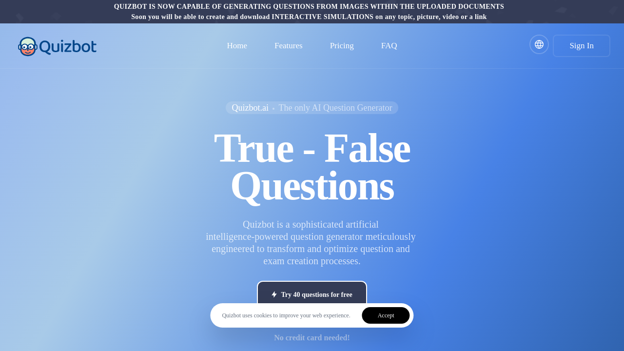Quizbot.ai screenshot