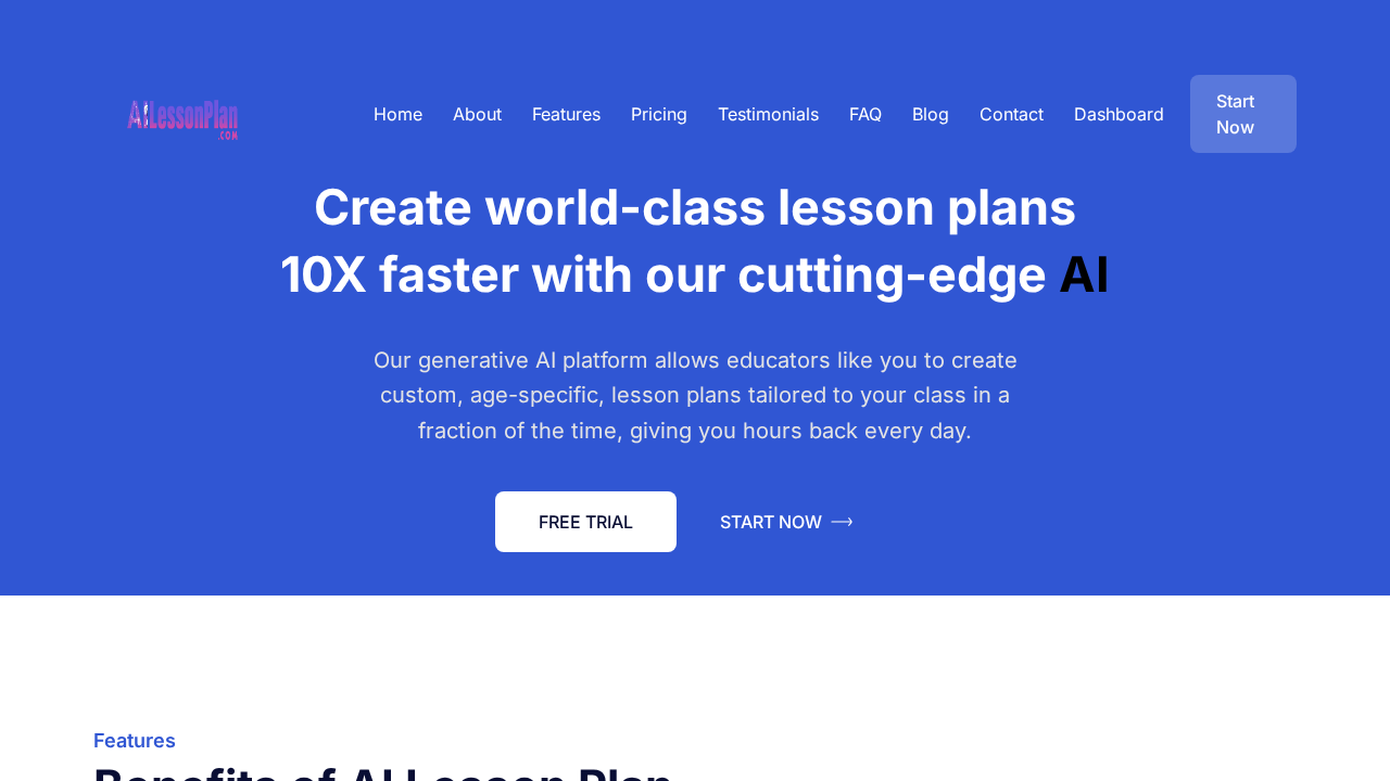AI Lesson Plans screenshot