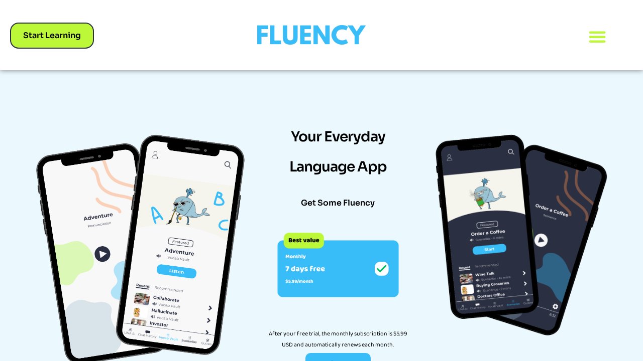 Fluency screenshot