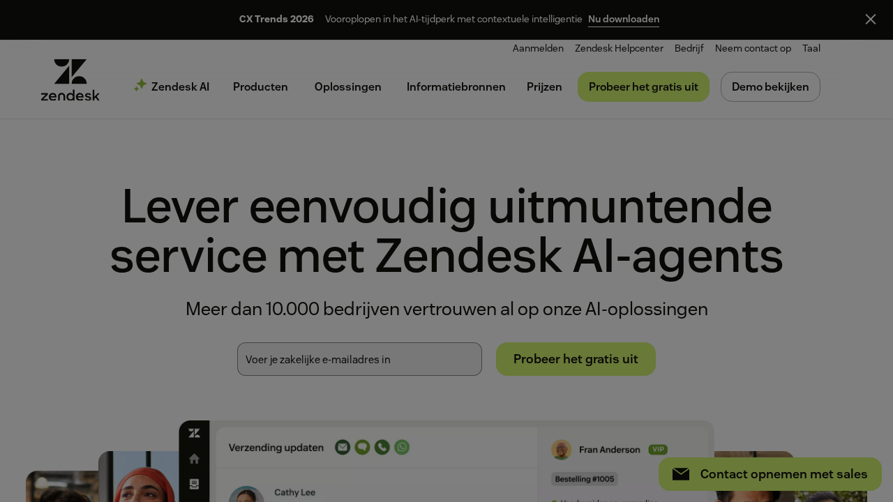 Zendesk screenshot