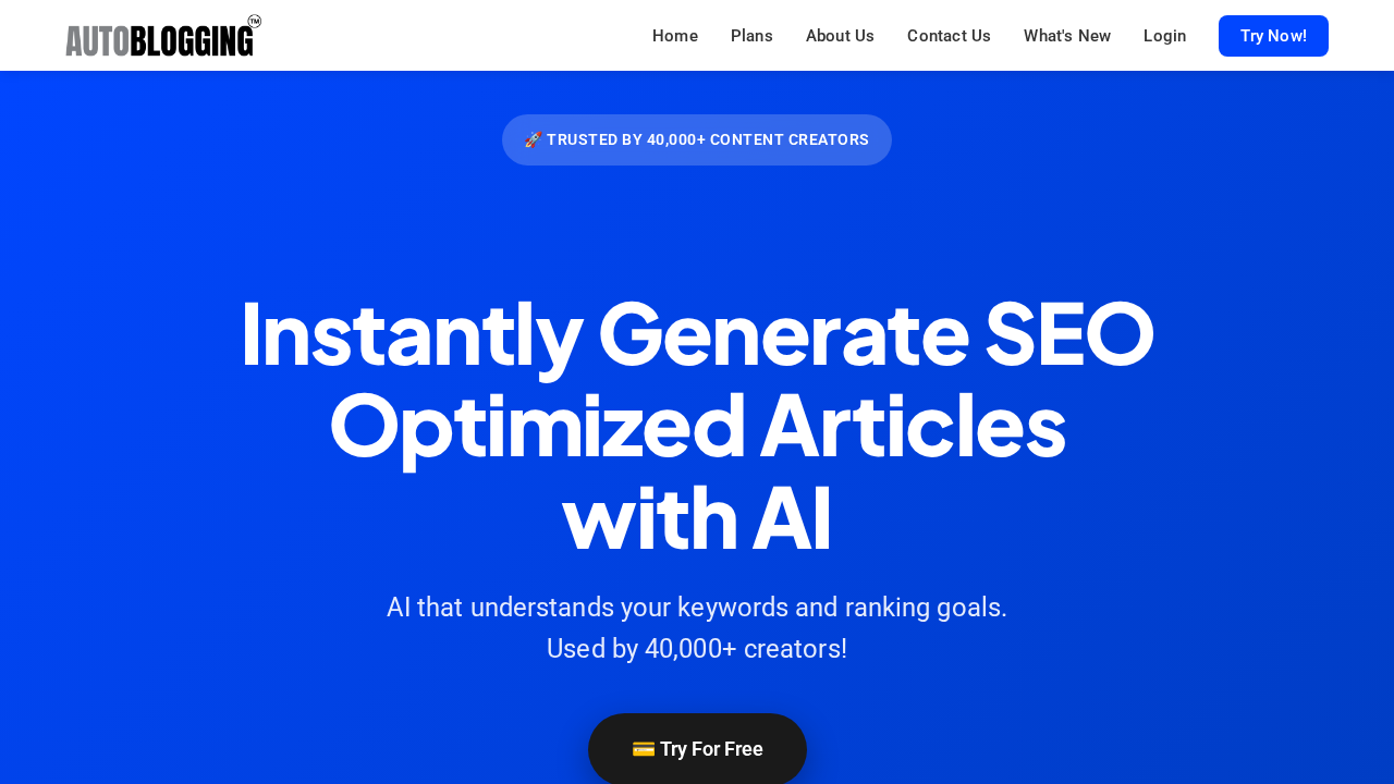 Autoblogging.ai screenshot