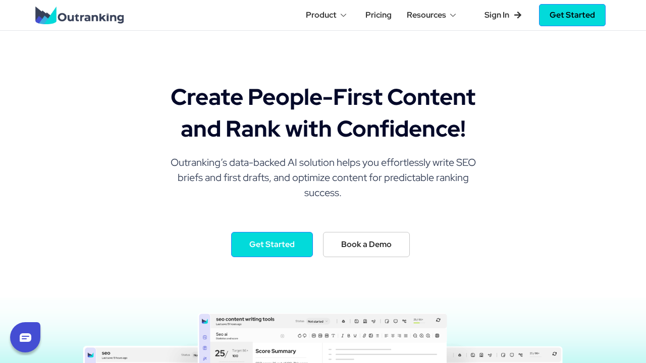 Outranking screenshot