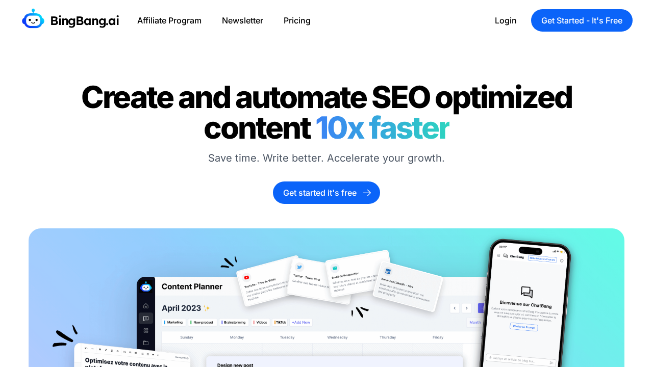 BingBang.ai screenshot