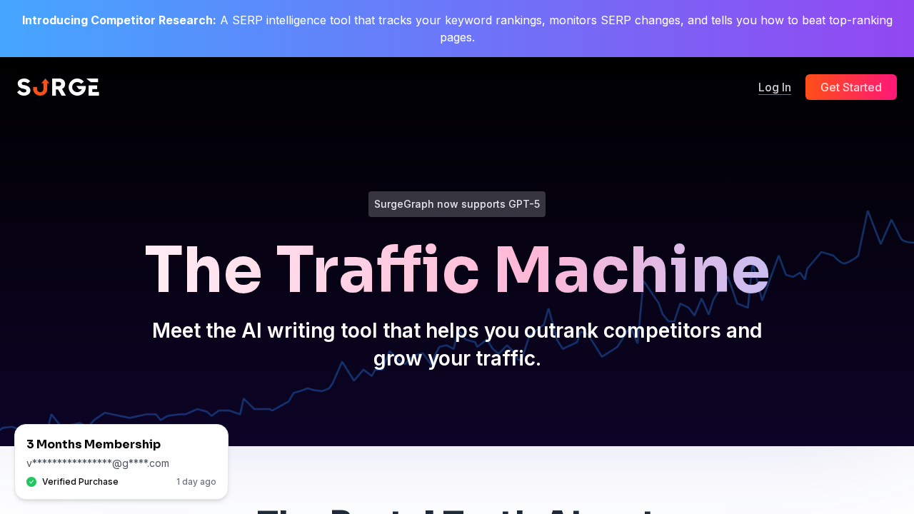 SurgeGraph screenshot