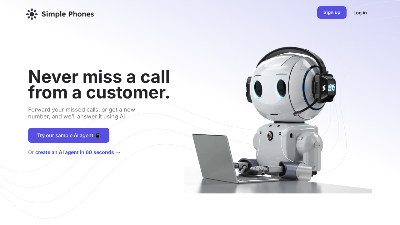 Simple Phones screenshot