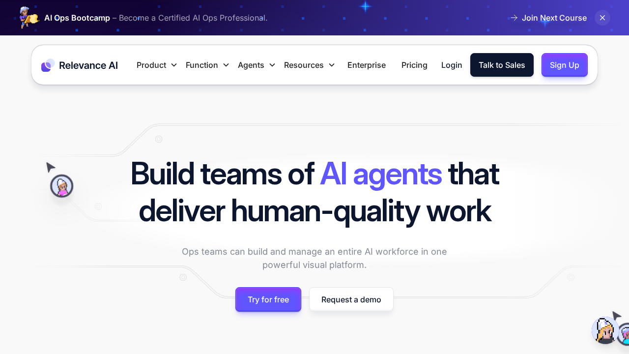 Relevance AI screenshot
