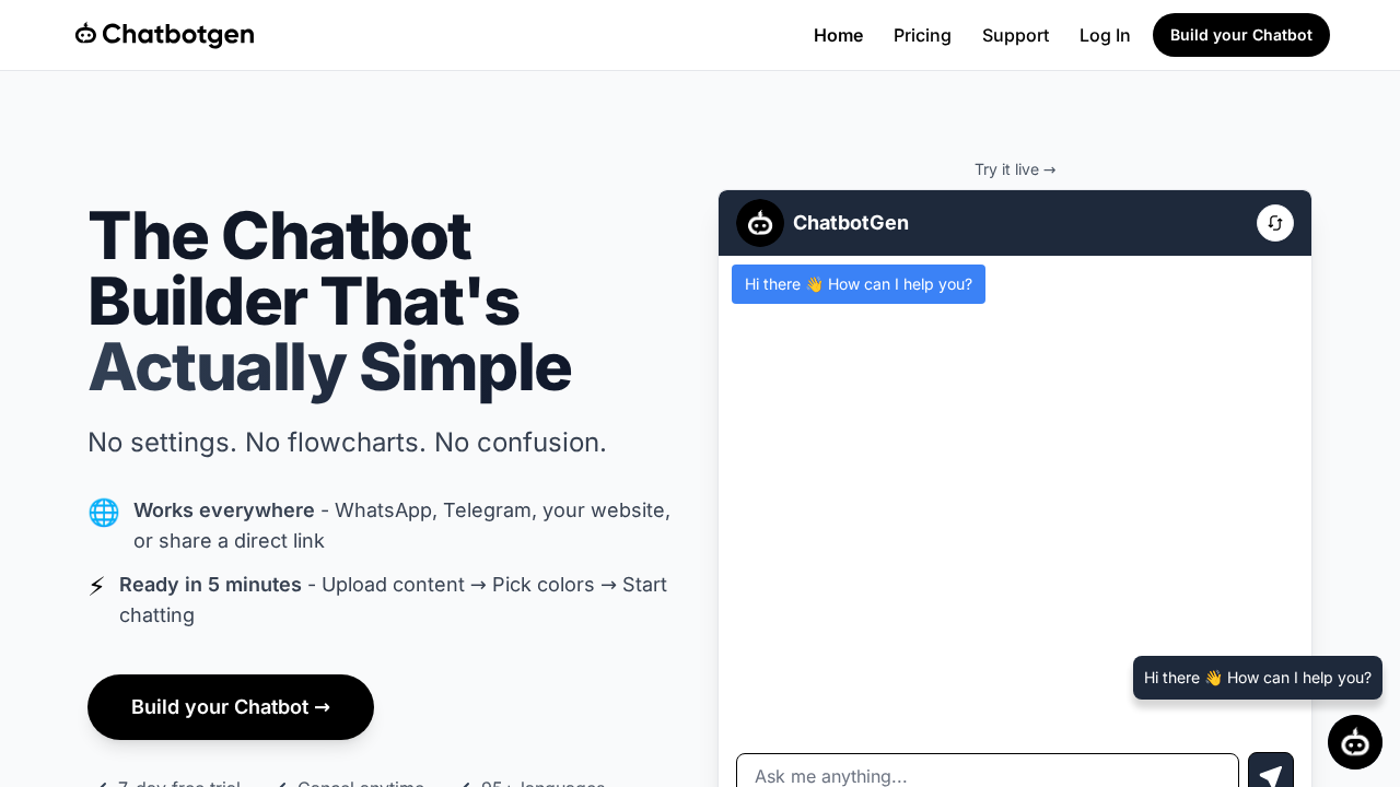 ChatbotGen screenshot