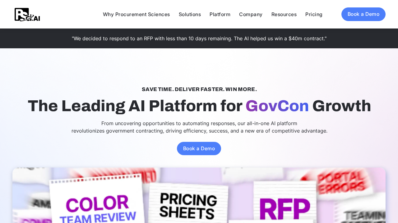 Procurement Sciences AI screenshot