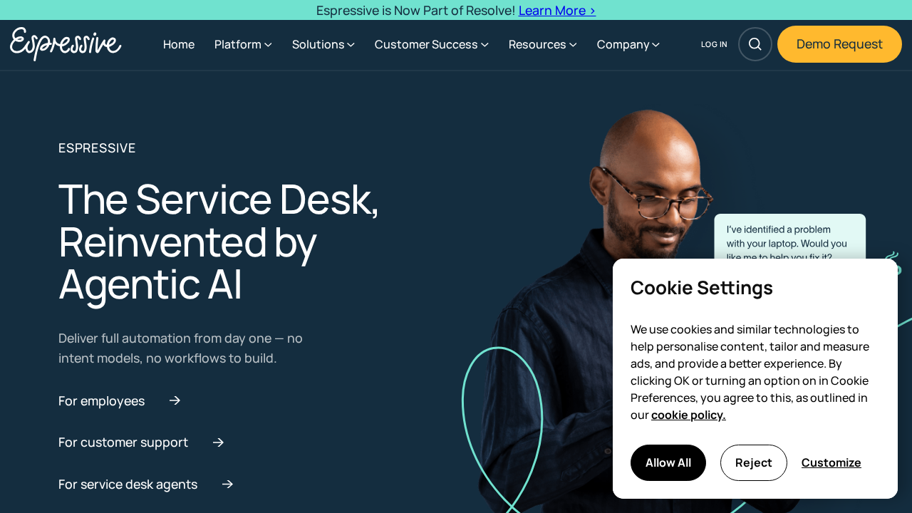 Espressive screenshot