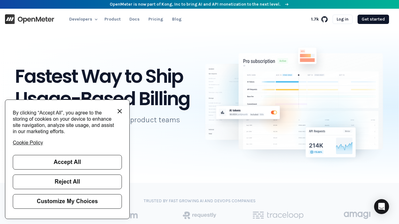 OpenMeter screenshot