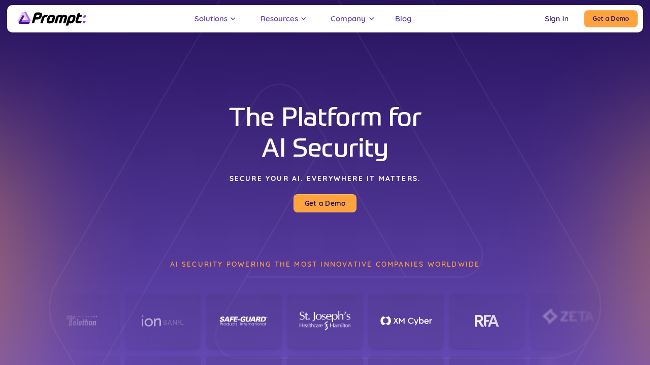Prompt Security screenshot