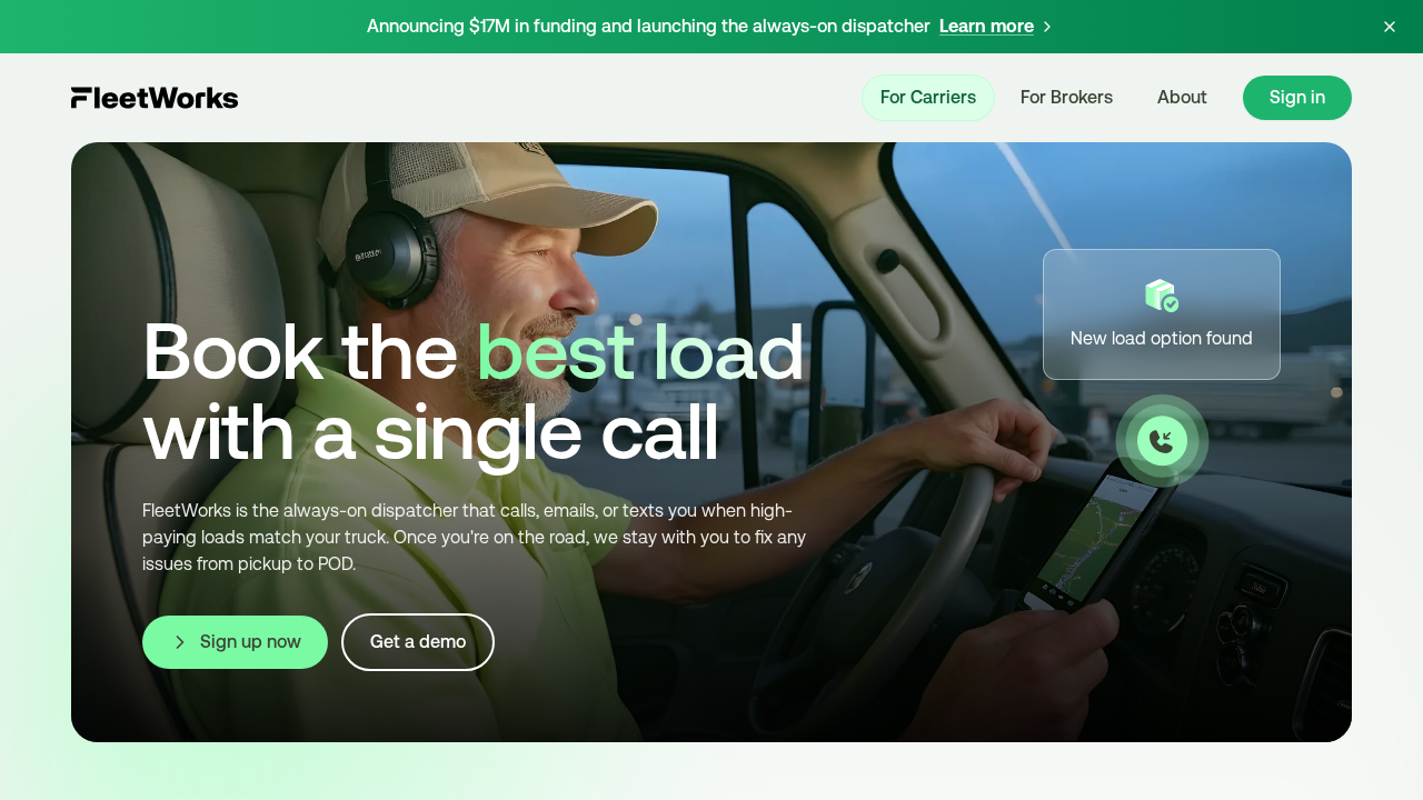 FleetWorks screenshot