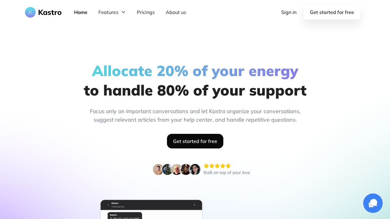 Kastro Chat screenshot