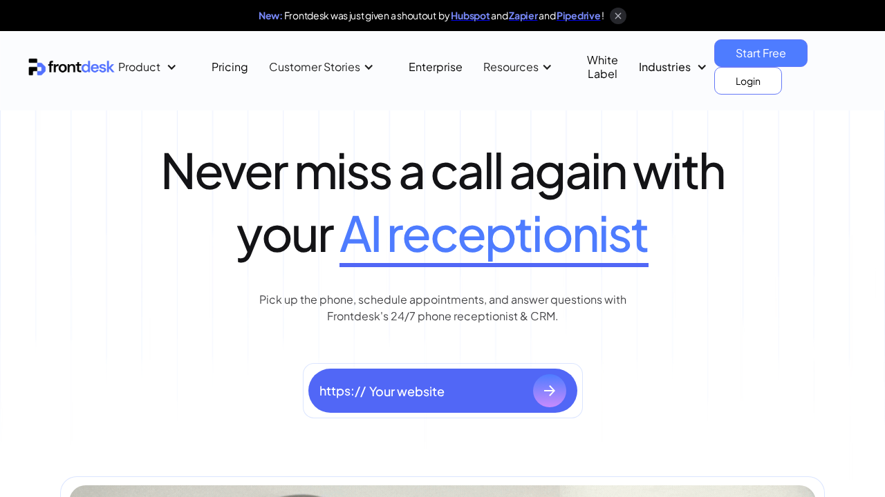 My AI Front Desk screenshot