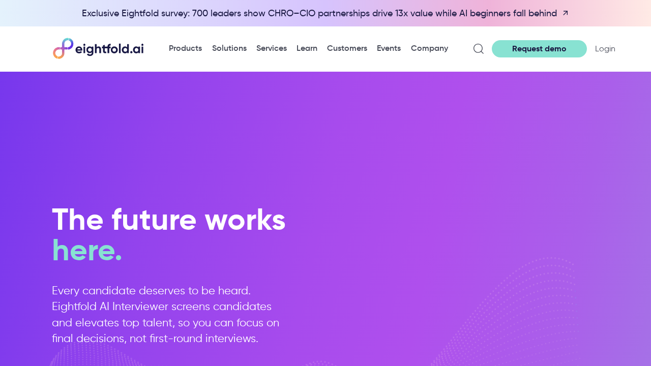 Eightfold screenshot