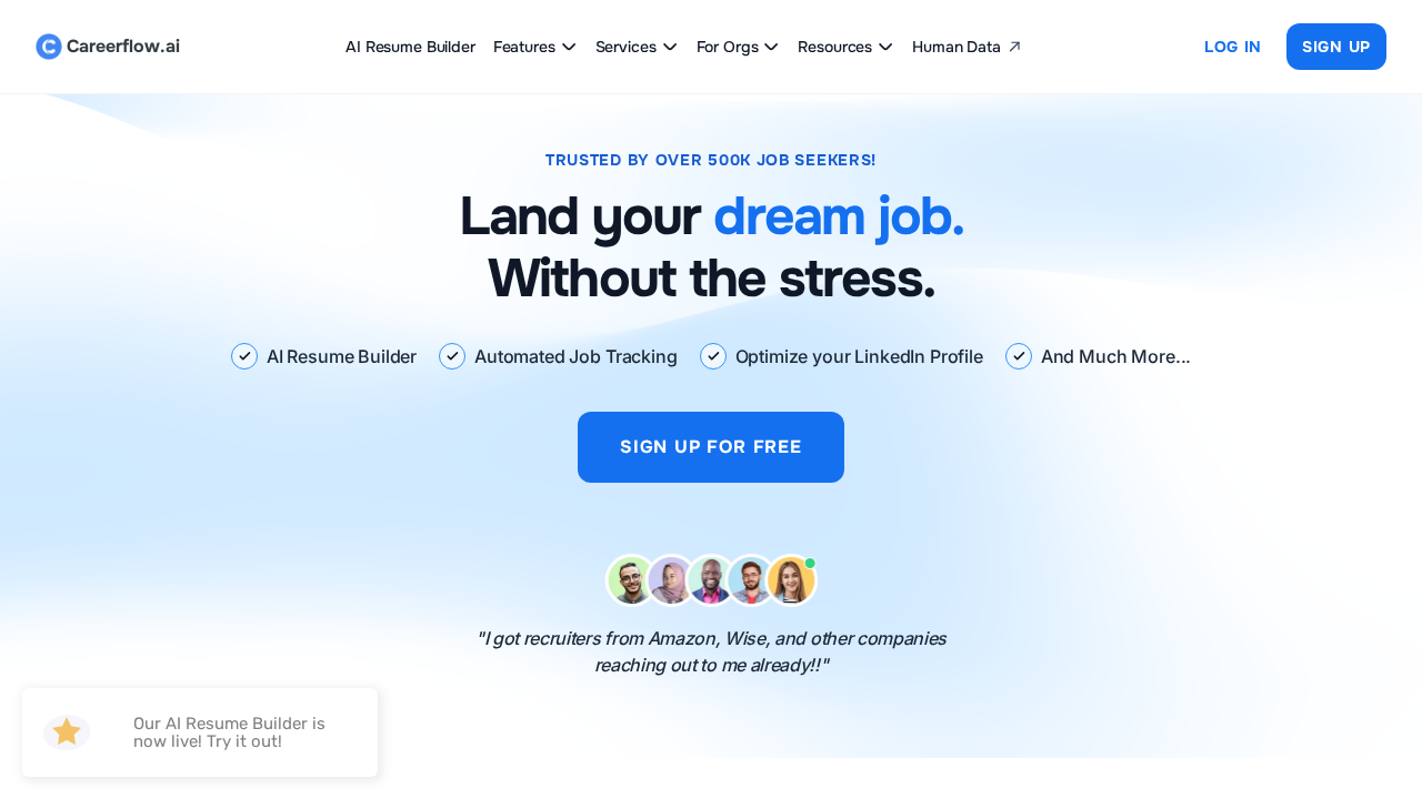Careerflow screenshot