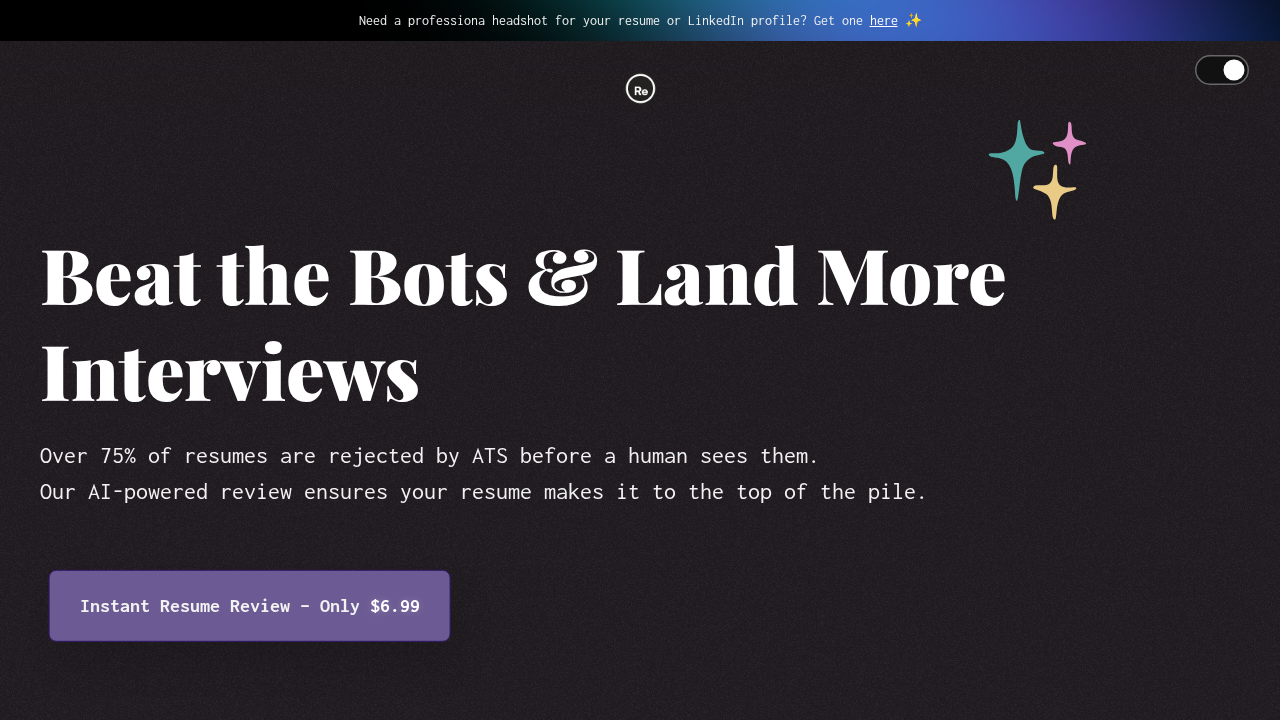 AI Resume Checker screenshot