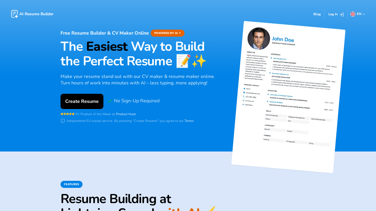 ResumeMaker screenshot