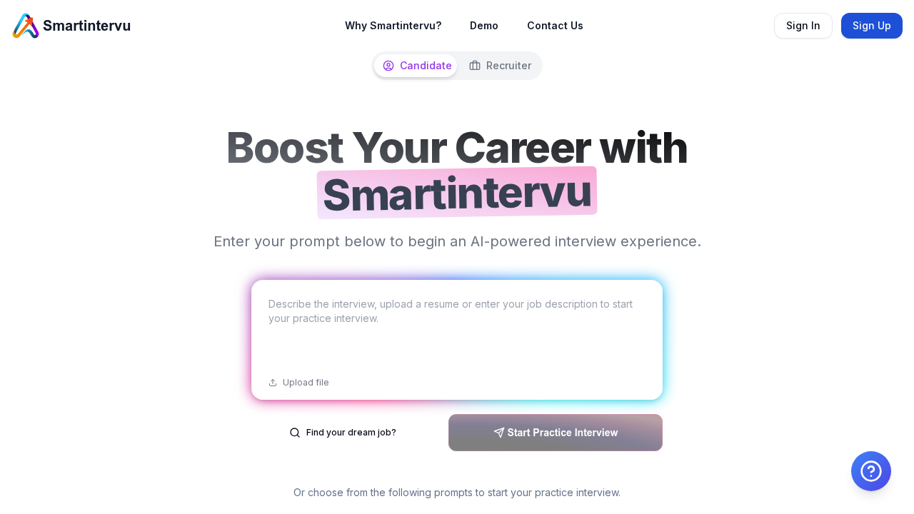 SmartIntervu screenshot