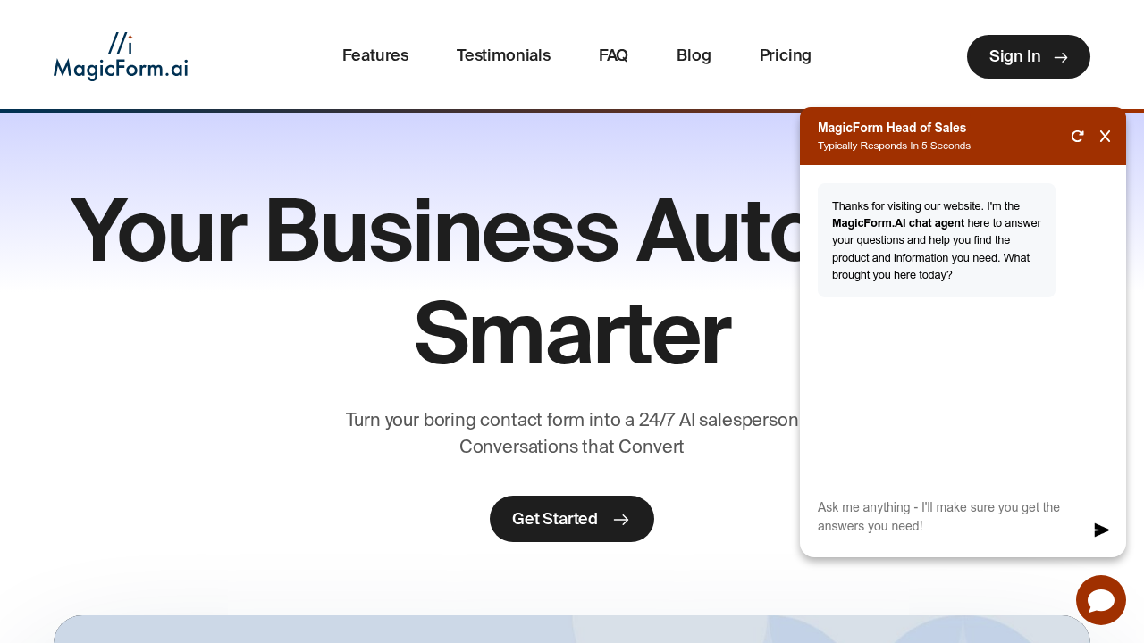 MagicForm screenshot