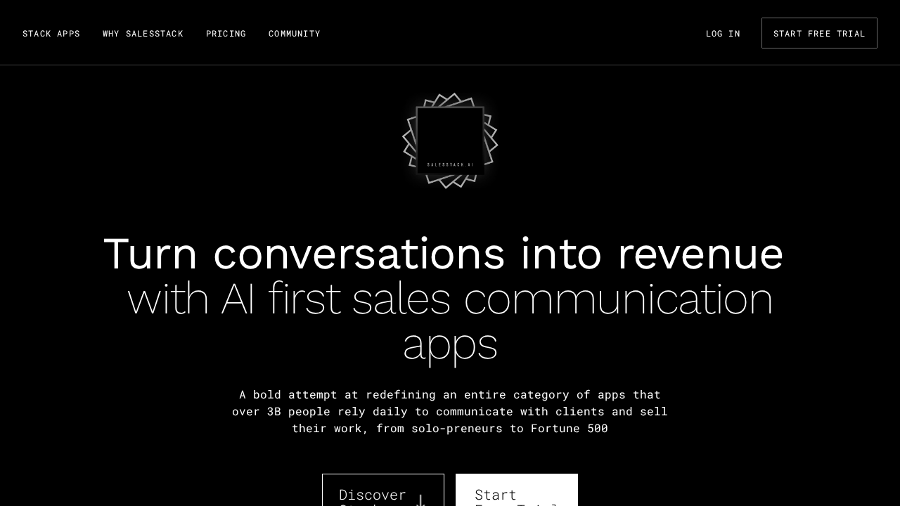 Sales Stack screenshot