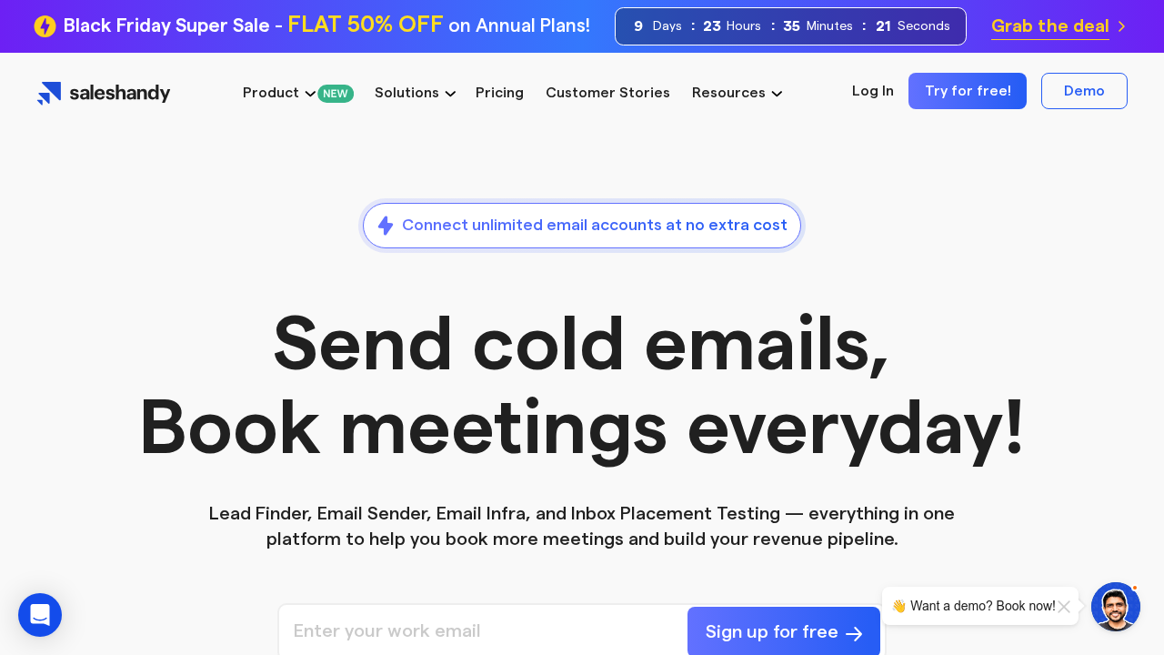 Saleshandy screenshot