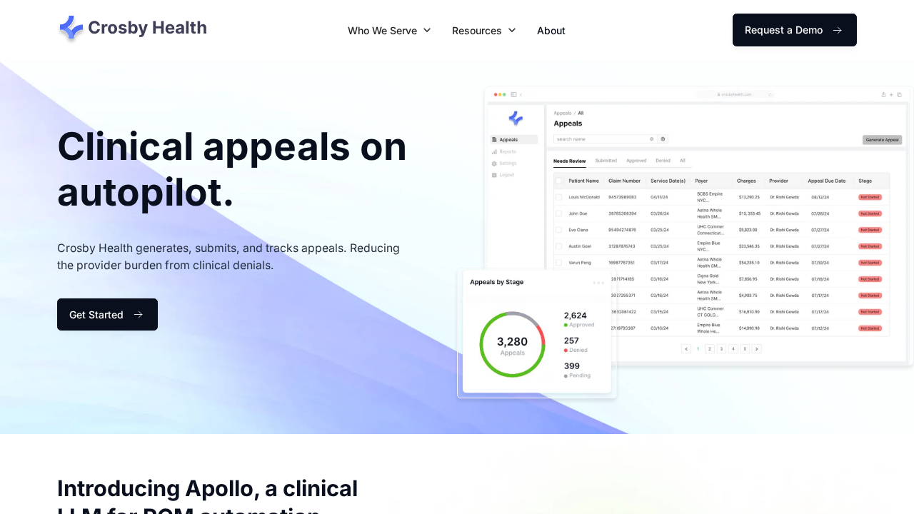 Crosby Health screenshot